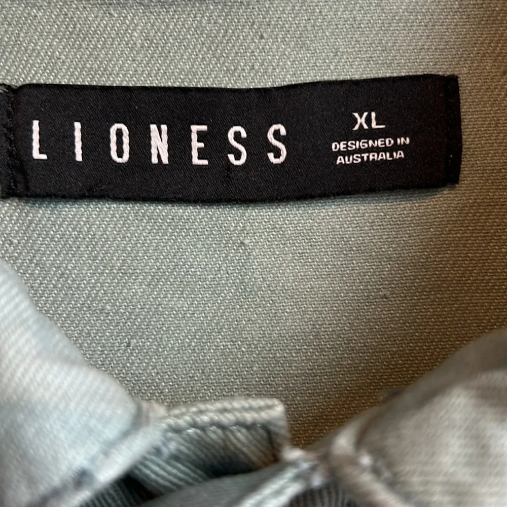 NEW Lioness Women Khaki Romper Green Short Sleeve XL